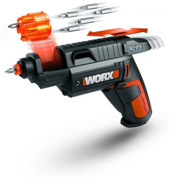 Отвертка WORX WX254.4 4V SD Slide Driver аккумуляторная с ЗУ и набором бит (6шт)