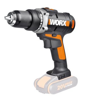 Дрель-шуруповерт аккумуляторная WORX WX183.9, 50Нм, 20В