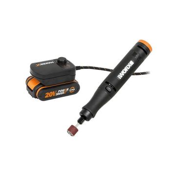 Гравировальная машинка WORX WX739.9 20V аккумуляторная, Без аккумулятора и зарядного устройства