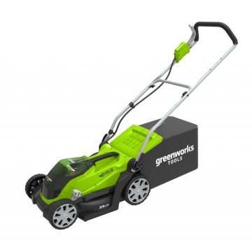 Газонокосилка аккумуляторная GREENWORKS G40LM35, 40V, 35 см