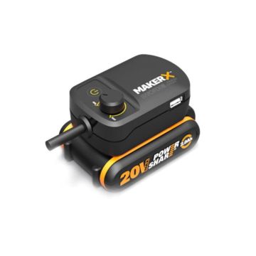 Адаптер WORX WA7161 20V для MAKER X с USB, Без аккумулятора и зарядного устройства