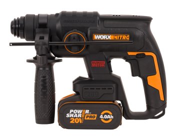 Перфоратор аккумуляторный бесщеточный WORX WX381, 20В