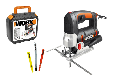 Лобзик WORX WX479 электрический 220V, 750Вт, в кейсе