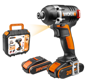 Винтоверт WORX BL WX292.9 аккумуляторный 20V, 175Нм, бесщеточный