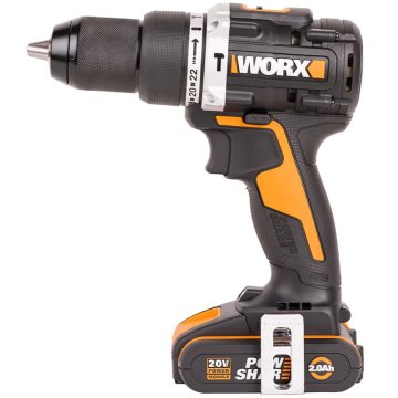 Дрель-шуруповерт ударная WORX WX352.9 аккумуляторная бесщеточная, 20В