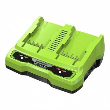 Зарядное устройство на 2 слота GREENWORKS G40UC2,40V