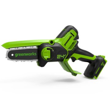 Цепная мини-пила аккумуляторная GREENWORKS G24MCS10, 24V, 10см