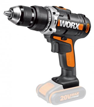 Дрель-шуруповерт ударная WORX WX372.9 аккумуляторная, 20В