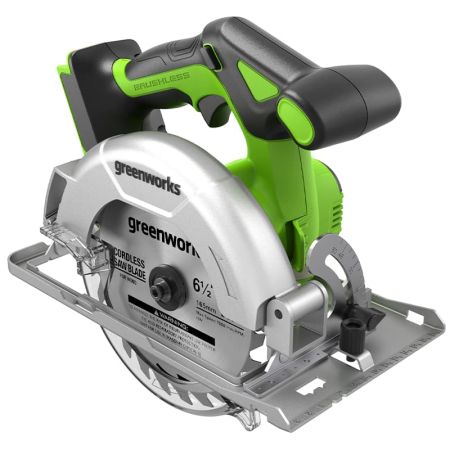 Циркулярная пила GREENWORKS GD24CS165 24V 1501607 бесщеточная аккумуляторная