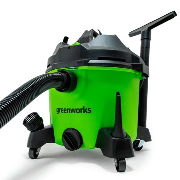 Строительный пылесос GREENWORKS G120WDV, 1300 Вт, 4701207, электрический