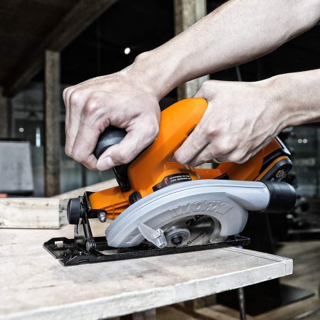 Дисковая пила WORX WX529.9 аккумуляторная 20V, 150мм, в сумке, Без аккумулятора и зарядного устройства