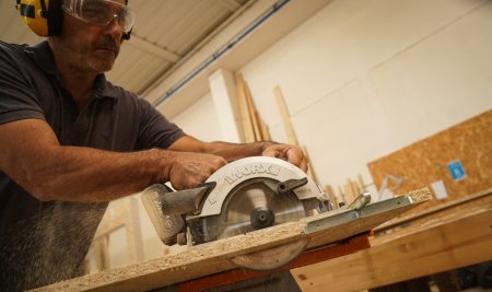 Циркулярная пила WORX WX520.9 20V аккумуляторная бесщеточная, 190мм, Без аккумулятора и зарядного устройства