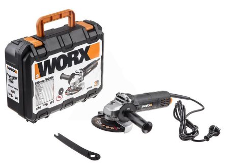 Угловая шлифмашина WORX WX713 электрическая 220V, 800Вт, 125мм, в кейсе Угловая шлифмашина WORX WX713 электрическая 220V, 800Вт, 125мм, в кейсе