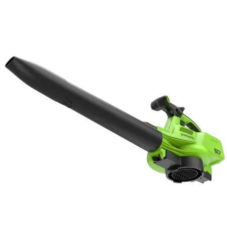Воздуходувка-пылесос аккумуляторная GREENWORKS GD60BVII, 60V, бесщеточная Воздуходувка-пылесос аккумуляторная GREENWORKS GD60BVII, 60V, бесщеточная