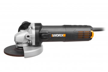 Угловая шлифмашина WORX WX713 электрическая 220V, 800Вт, 125мм, в кейсе