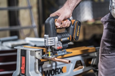 Лобзик WORX WX543.9 аккумуляторный 20V, Без аккумулятора и зарядного устройства