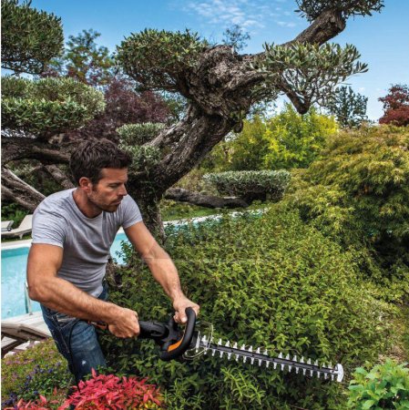 Кусторез электрический WORX WG210E, 60 см, 600 Вт, Без аккумулятора и зарядного устройства Кусторез электрический WORX WG210E, 60 см, 600 Вт, Без аккумулятора и зарядного устройства