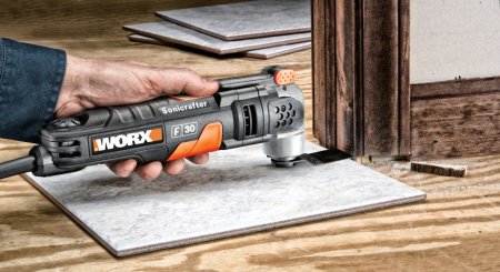 Реноватор WORX WX680 UI F30 Sonicrafter SDS электрический 220V, 350Вт, в кейсе