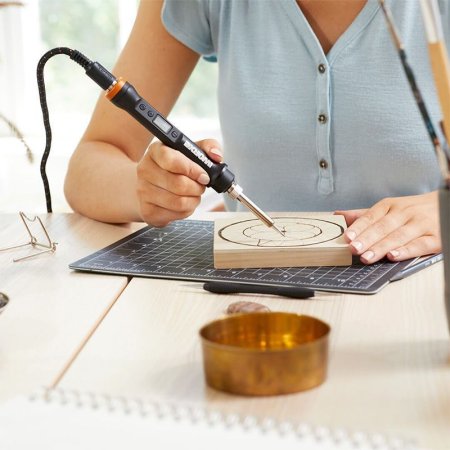 Выжигатель-паяльник WORX WX744.9 20V аккумуляторный, Без аккумулятора и зарядного устройства