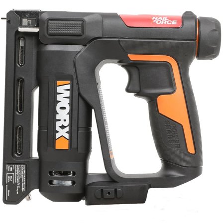Степлер WORX WX843.9 20V аккумуляторный, 1 аккумулятор 2 Ач + зарядное устройство