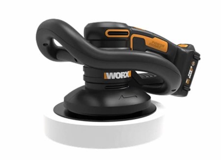 Полировальная машина WORX WX856.9 20V аккумуляторная, Без аккумулятора и зарядного устройства