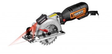 Дисковая пила компактная WORX Saw WX427 электрическая 220V, 710Вт, 120мм, в кейсе