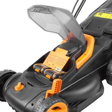 Газонокосилка аккумуляторная WORX WG779E.9, 40В, 34 см