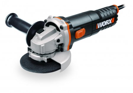 Угловая шлифмашина WORX WX711.1 электрическая 220V, 750Вт, 115мм, в кейсе