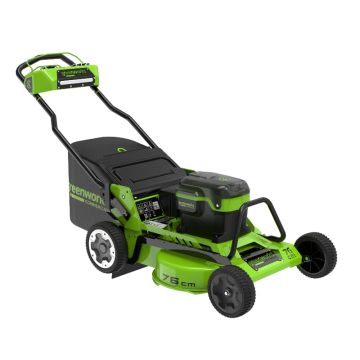 Газонокосилка аккумуляторная GREENWORKS GC82LM30 Арт. 2519207, 82V, 76см, самоходная, бесщеточная