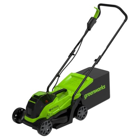 Газонокосилка аккумуляторная GREENWORKS GD24LM33, 24V, 33 см, бесщеточная