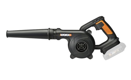 Воздуходувка аккумуляторная WORX WX094.9, 20В, 250 км/ч, Без аккумулятора и зарядного устройства Воздуходувка аккумуляторная WORX WX094.9, 20В, 250 км/ч, Без аккумулятора и зарядного устройства