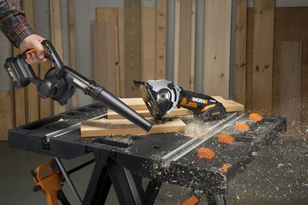 Воздуходувка аккумуляторная WORX WX094.9, 20В, 250 км/ч, Без аккумулятора и зарядного устройства Воздуходувка аккумуляторная WORX WX094.9, 20В, 250 км/ч, Без аккумулятора и зарядного устройства