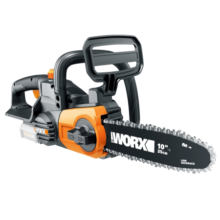 Цепная пила аккумуляторная WORX WG322E.9, 20В, 25 см, Без аккумулятора и зарядного устройства