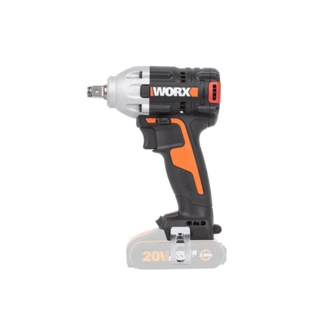 Гайковерт WORX WX272.9 аккумуляторный 20V, 300Нм, бесщеточный, Без аккумулятора и зарядного устройства