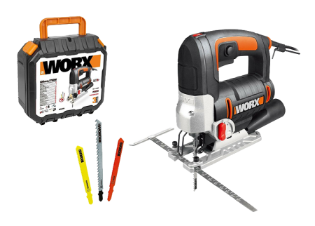 Лобзик WORX WX479 электрический 220V, 750Вт, в кейсе