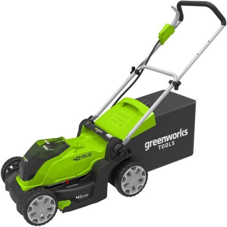 Газонокосилка аккумуляторная GREENWORKS G40LM41, 40V, 40 см, без аккумулятора и ЗУ