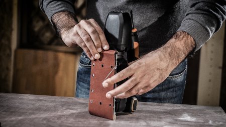 Виброшлифмашина WORX WX641 электрическая 220V, 250Вт