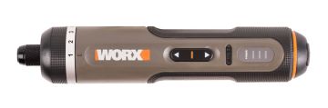 Отвертка аккумуляторная WORX WX242, 4В, 5Нм, 2Ач, набор оснастки