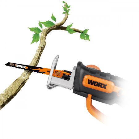 Садовая сабельная пила аккумуляторная WORX WG894E.9, 20В, 16мм, Без аккумулятора и зарядного устройства