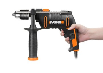 Дрель-шуруповерт ударная WORX WX317.2 электрическая 220V, 600Вт, в кейсе