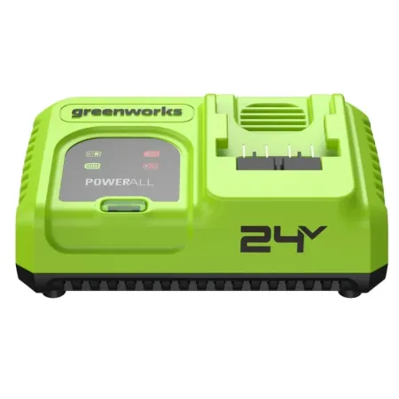 Ультрабыстрое зарядное устройство GREENWORKS G24C8, 24V, 8A (2958707)