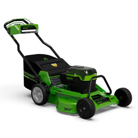 Газонокосилка аккумуляторная GREENWORKS GC82LM30 Арт. 2519207, 82V, 76см, самоходная, бесщеточная