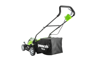 Газонокосилка аккумуляторная GREENWORKS G40LM35, 40V, 35 см