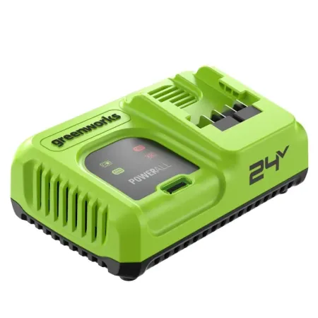 Ультрабыстрое зарядное устройство GREENWORKS G24C8, 24V, 8A (2958707)