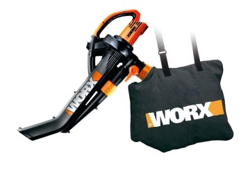 Воздуходув-Садовый Пылесос электрический WORX WG505E, 3000Вт, 335 км/ч