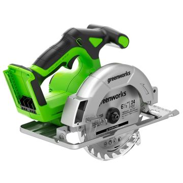 Циркулярная пила GREENWORKS GD24CS165 24V 1501607 бесщеточная аккумуляторная