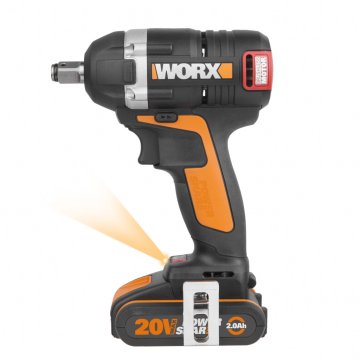 Гайковерт ударный WORX BL WX279.9 аккумуляторный 20V, 300Нм, бесщеточный