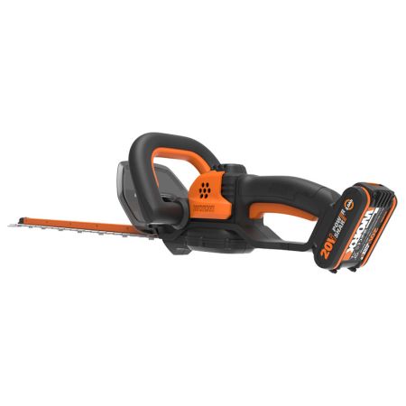 Кусторез аккумуляторный WORX WG264E, 20В, 56см, 2Ач х1 и ЗУ Кусторез аккумуляторный WORX WG264E, 20В, 56см, 2Ач х1 и ЗУ