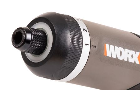Отвертка аккумуляторная WORX WX242, 4В, 5Нм, 2Ач, набор оснастки
