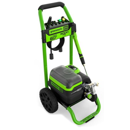 Мойка высокого давления с портом на два аккумулятора GREENWORKS  GDPW60DP 60V (250 бар) бесщеточная аккумуляторная